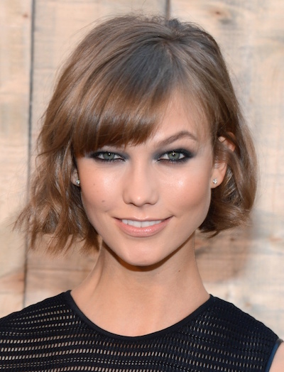 Half thick bangs