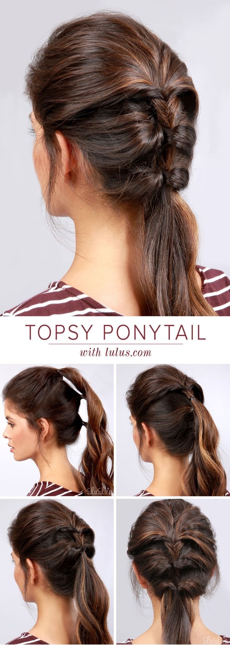 Topsy Ponytail Hair - the latest horse's tail ideas
