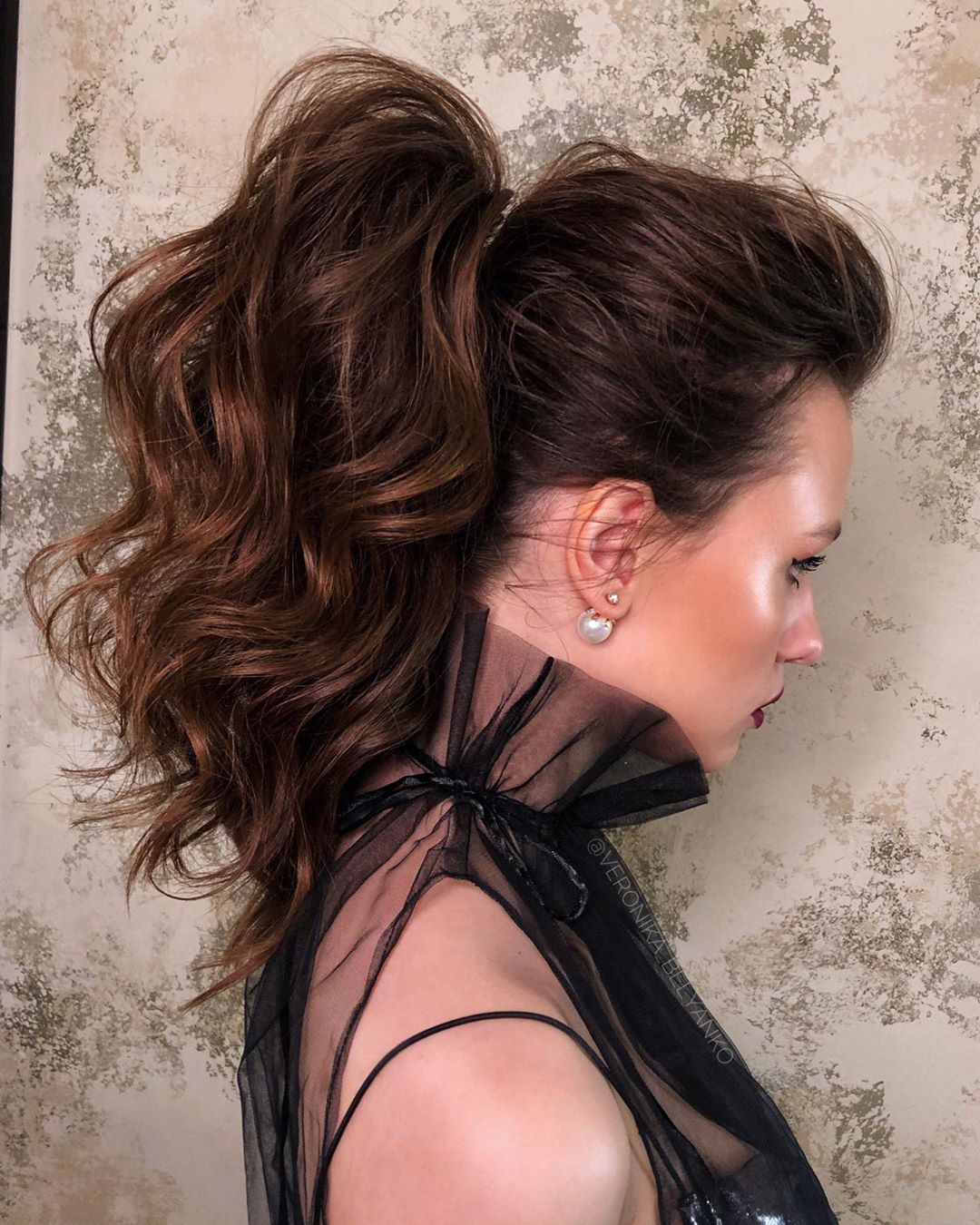 Modern hairstyles braided in summer - horse -tail hairstyles for long hair