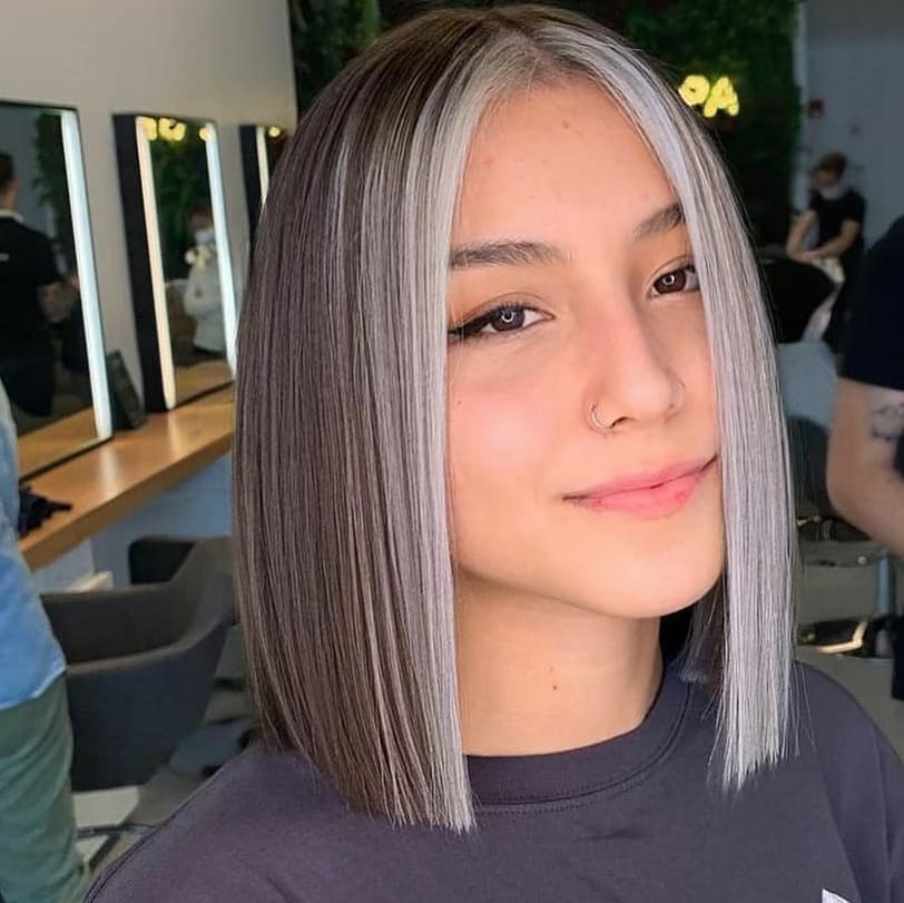 Modern daily hairstyles for a medium -length hair in amazing colors