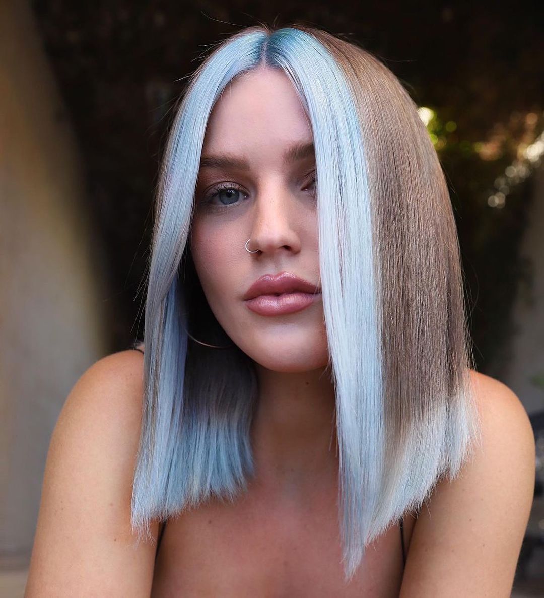 Modern hairstyles for thick hair Lob Hair Color 2021 - 2022