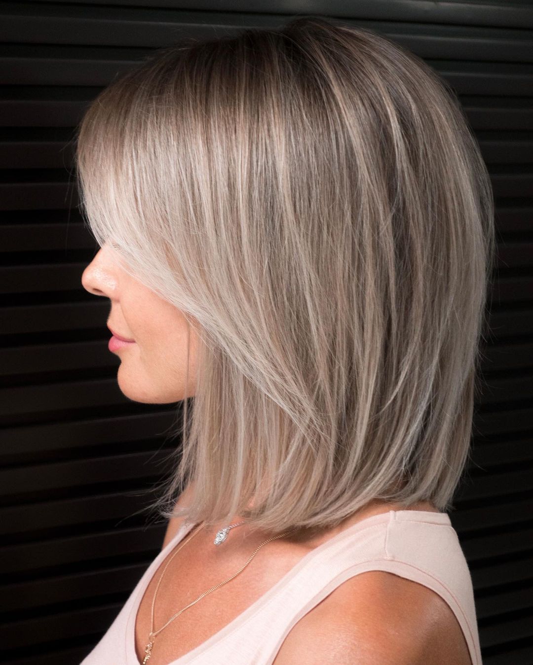 Modern hairstyles for thick hair Lob Hair Color 2021 - 2022