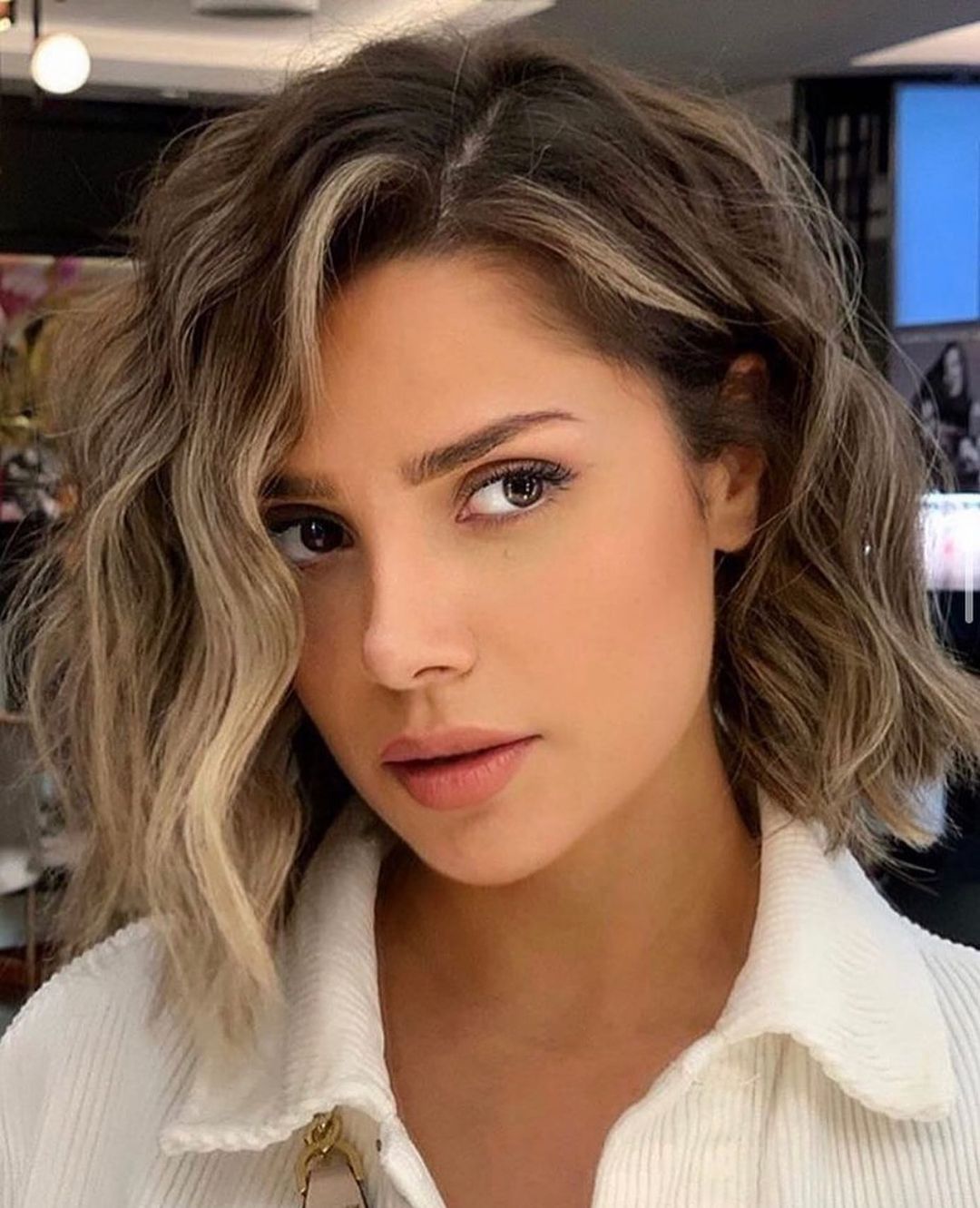 Modern hairstyles for thick hair Lob Hair Color 2021 - 2022