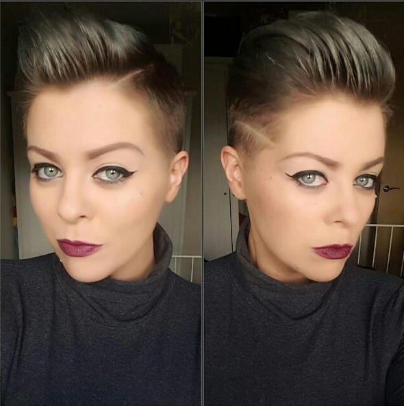 Modern throat shave - short hairstyles for soft hair