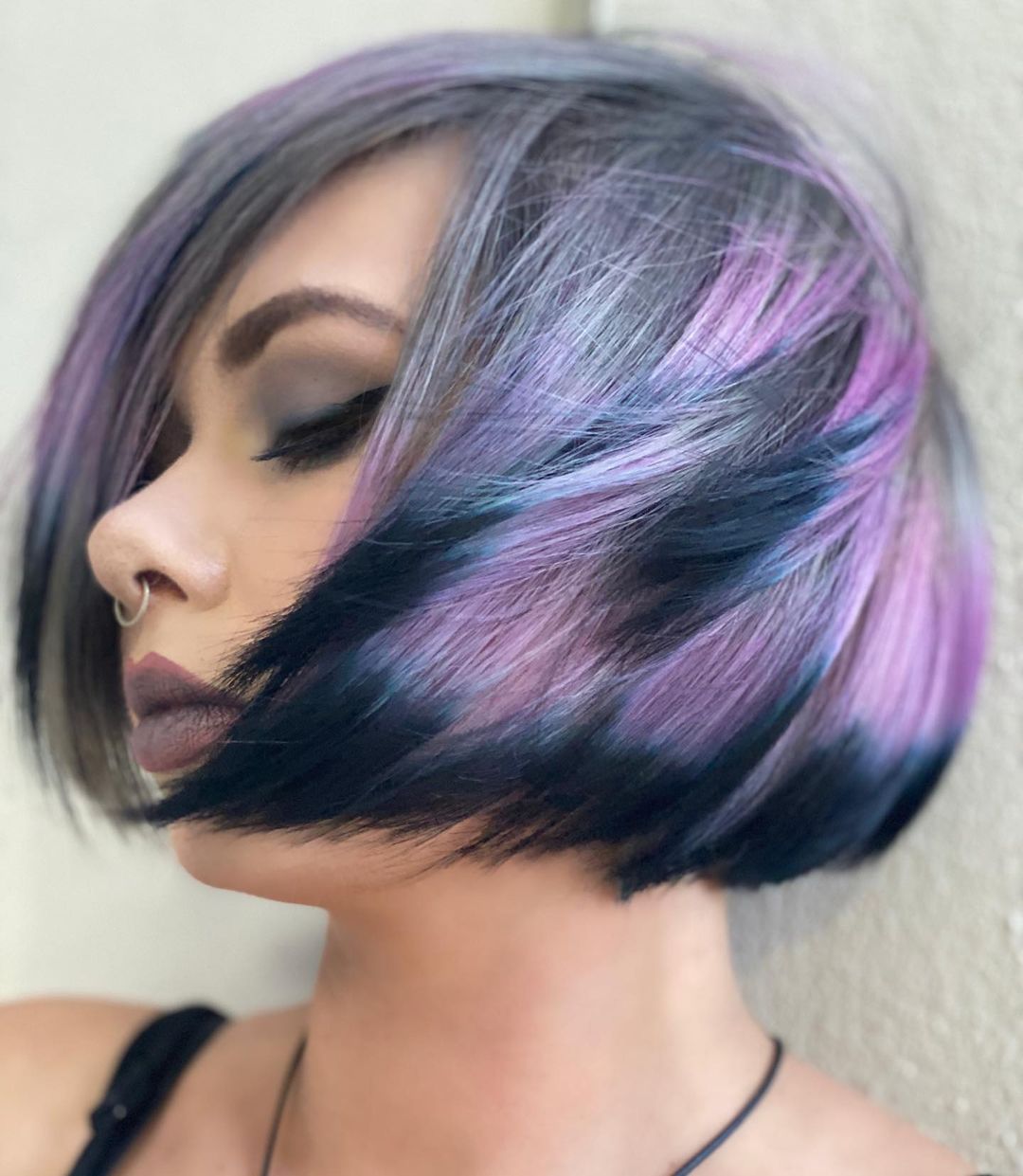 Modern short hair style with color - short hair styles and hairstyle from 2021