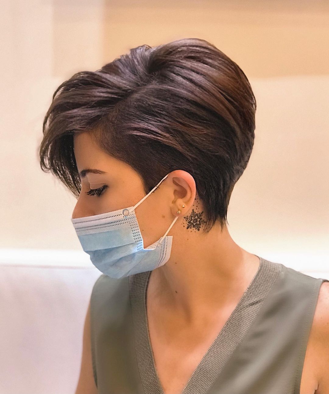 Modern short hair style with color - short hair styles and hairstyle from 2021
