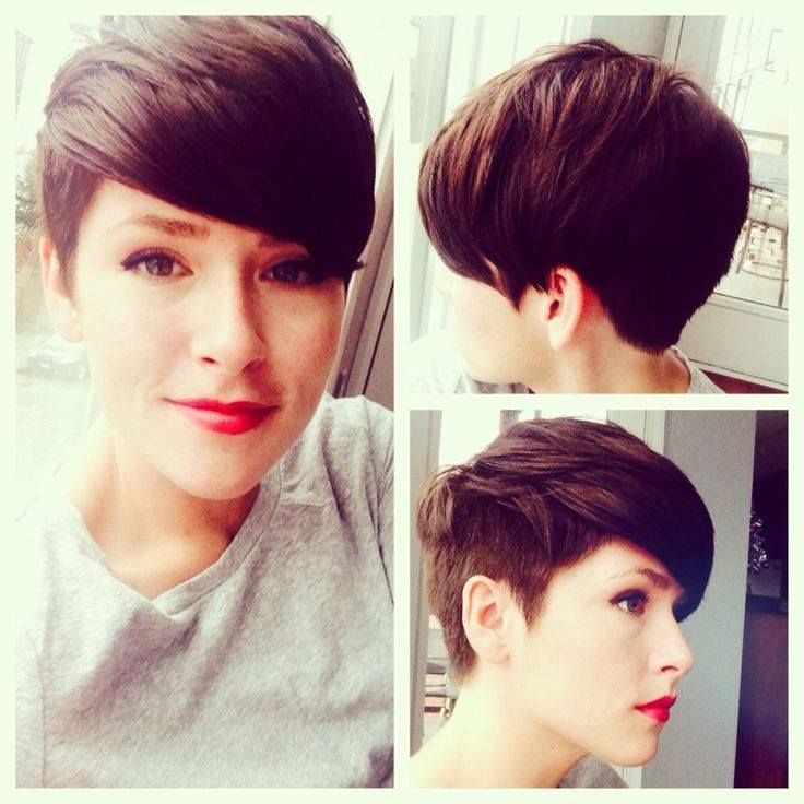 Modern short hairstyles for girls: Pixse throat with explosions