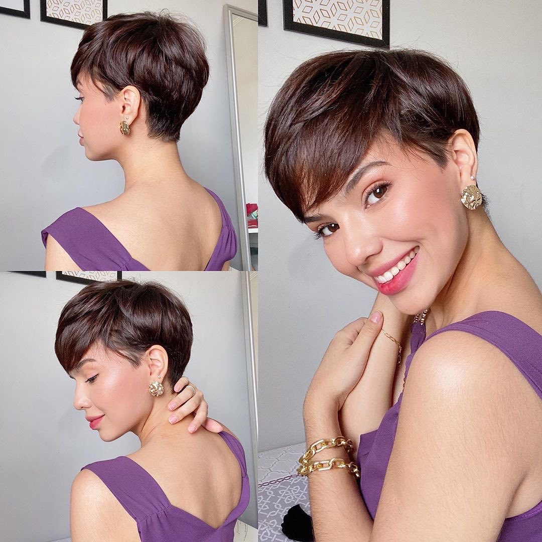 Modern short hair style with color - short hair styles and hairstyle from 2021