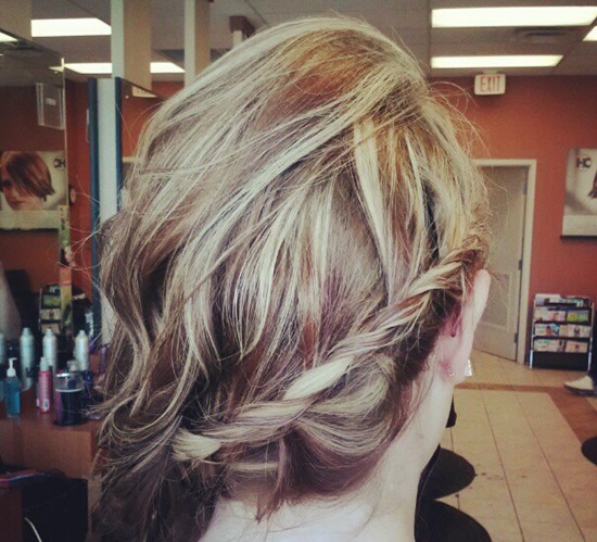 Modern side braid