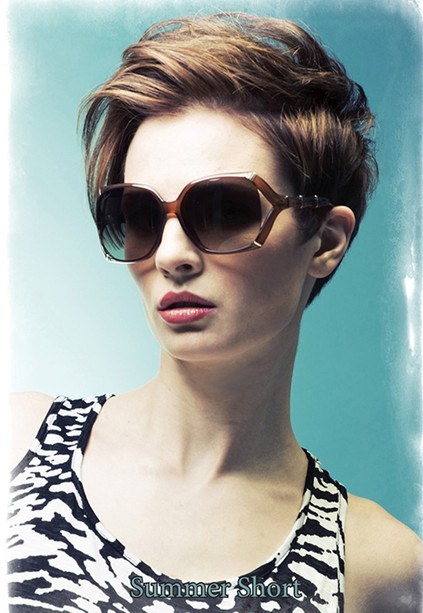Modern summer hairstyles for short hair