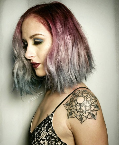 Modern long hairstyle for women - sharp hair styles