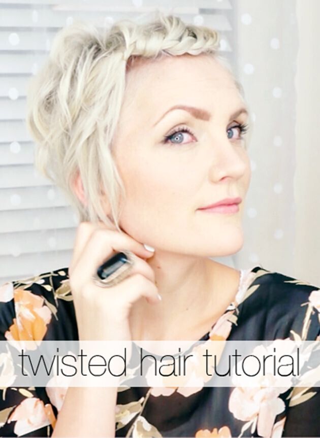 Teaching short hair twisted