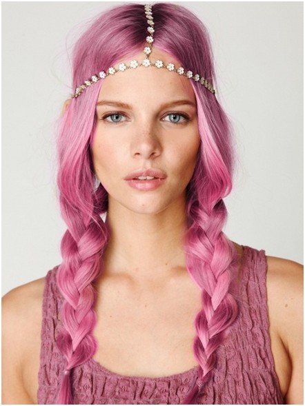 Two Braids Hairstyles: Long Straight Hair
