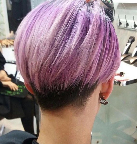 Use with thick hair - Balayage Pixie hair cut