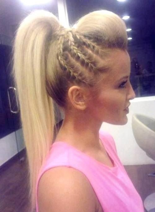 A unique braid to drive a ponytail