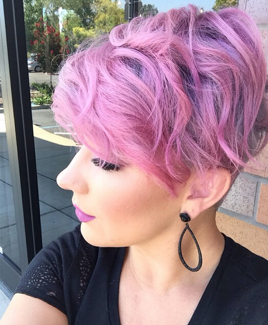 Very nice hair color with short curly haircuts - short hairstyles 2015-2016