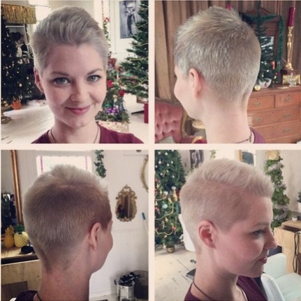 Very short hairstyle - easy pixi hair pieces