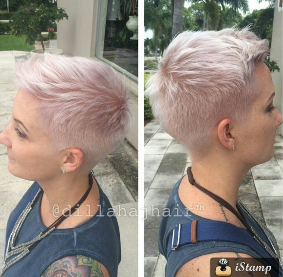 Very short hairstyle - summer shaving ideas