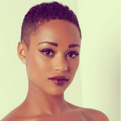 Very very short hair