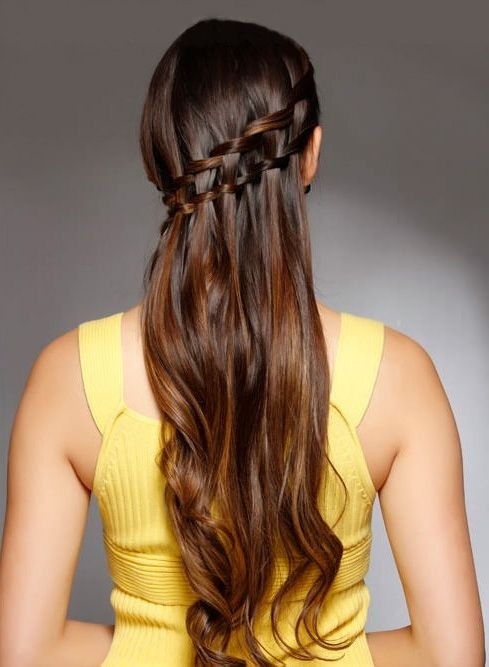 Waterfall hair style