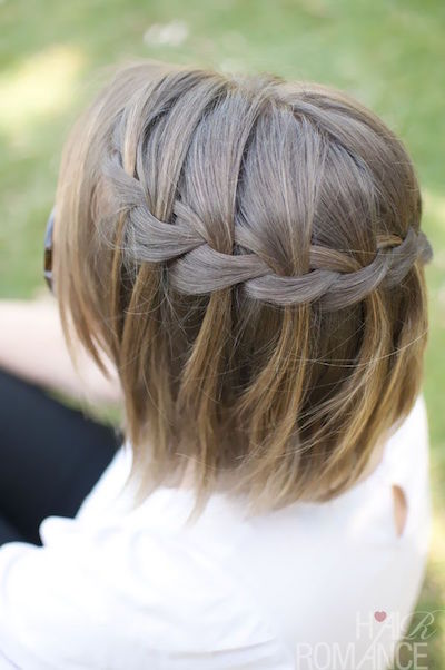Waterfall braid