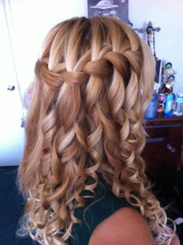 The French waterfall is a braid braid