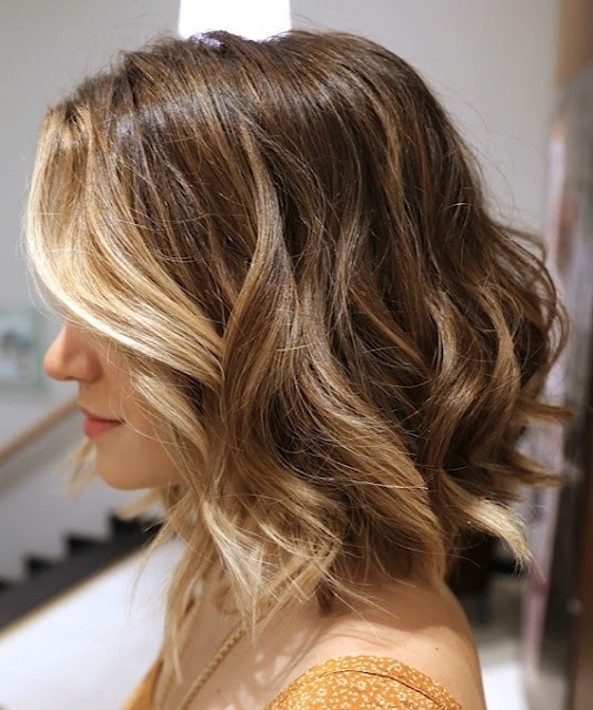 Bob hairstyles wavy with ombre explosions: long haircut ideas Bob