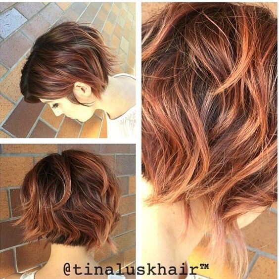 Short hair cutting to thick hair