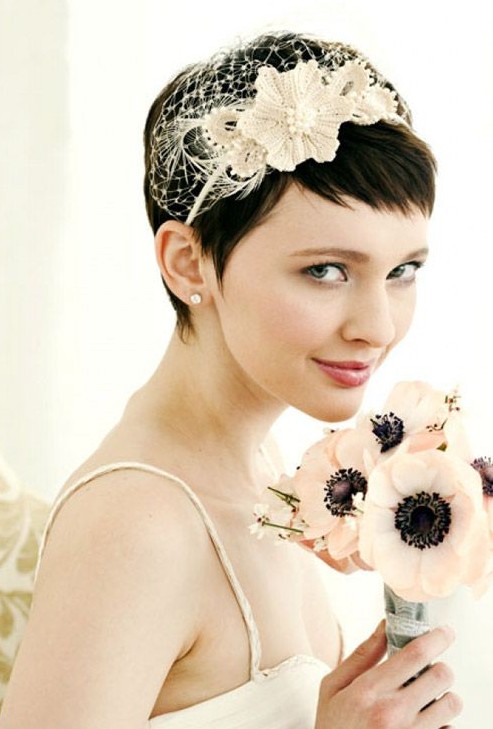 Wedding haircuts for short hair 2014