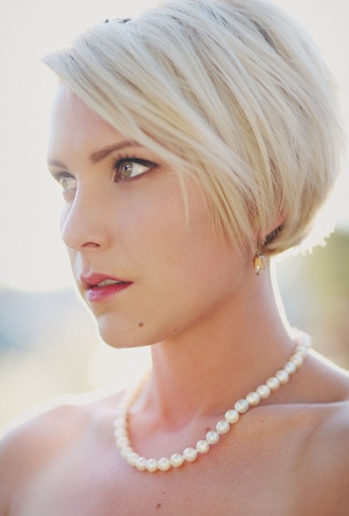 Wedding hairstyles for short hair