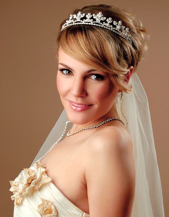 Wedding hairstyles for short hair 2014