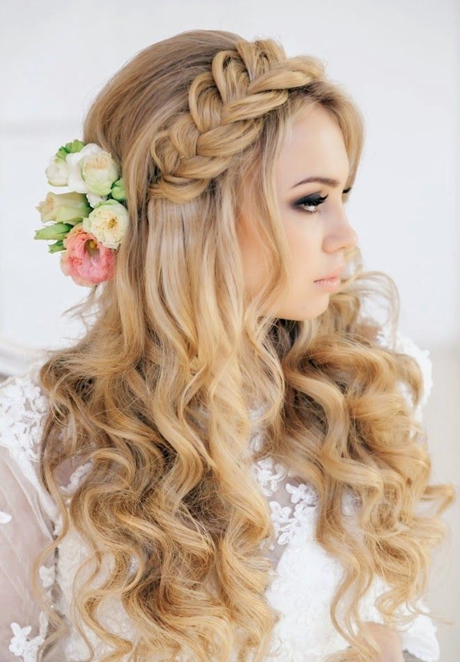 Long -wedding hairstyle for blasphemy - wedding hairstyles 2015