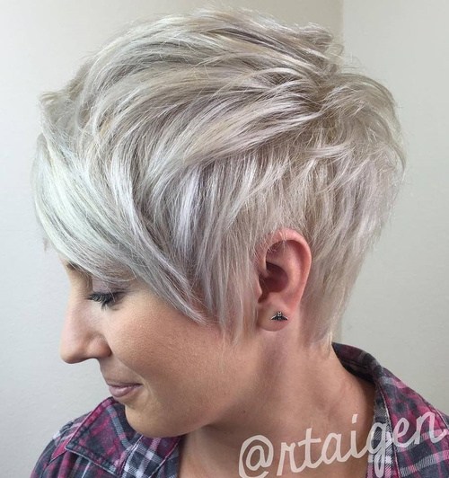 White short hair