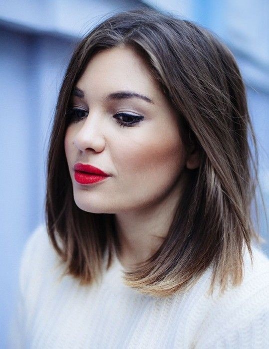 Winter winter hair: thick hair