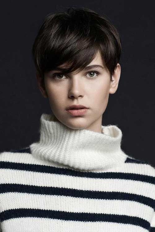 Winter hairstyles: Cut the easy short hair pixie