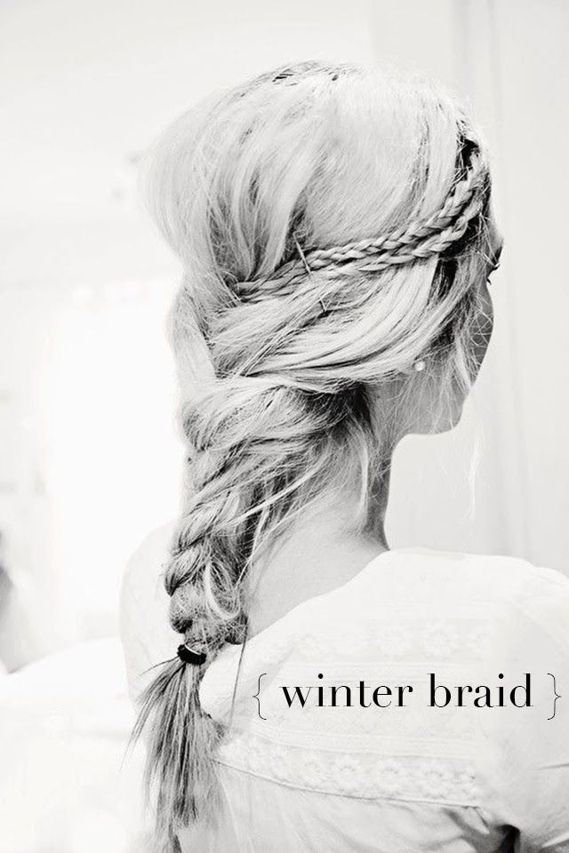Winter hairstyles for braids