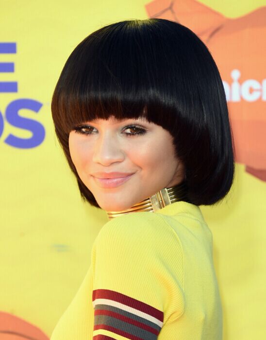 Zendaya Coleman Short hair hairstyles - straight hairstyles for black women short hair