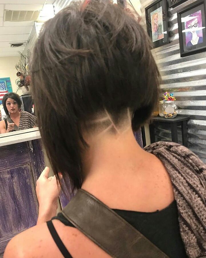 Beautiful medium pop haircut Beautiful medium pop haircut