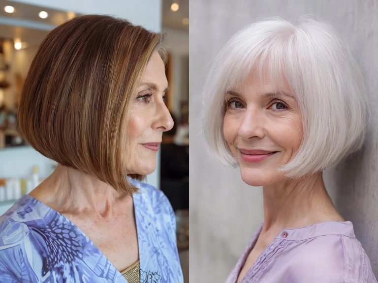 20+ Best Inverted Bob Hairstyles for Women Over 60 in 2025