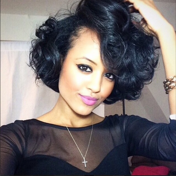Black black hairstyle