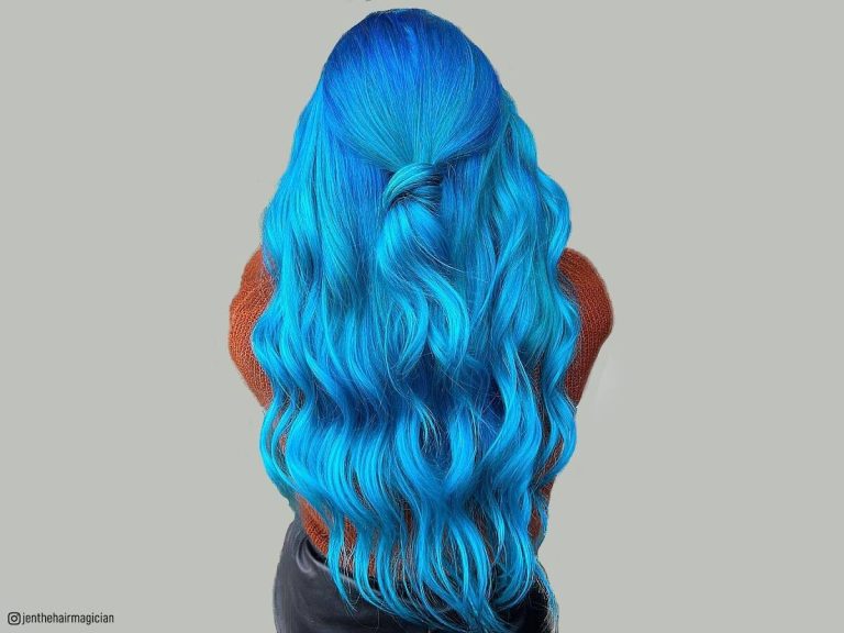 34 Jaw-Dropping Blue Balayage Hair Color Ideas