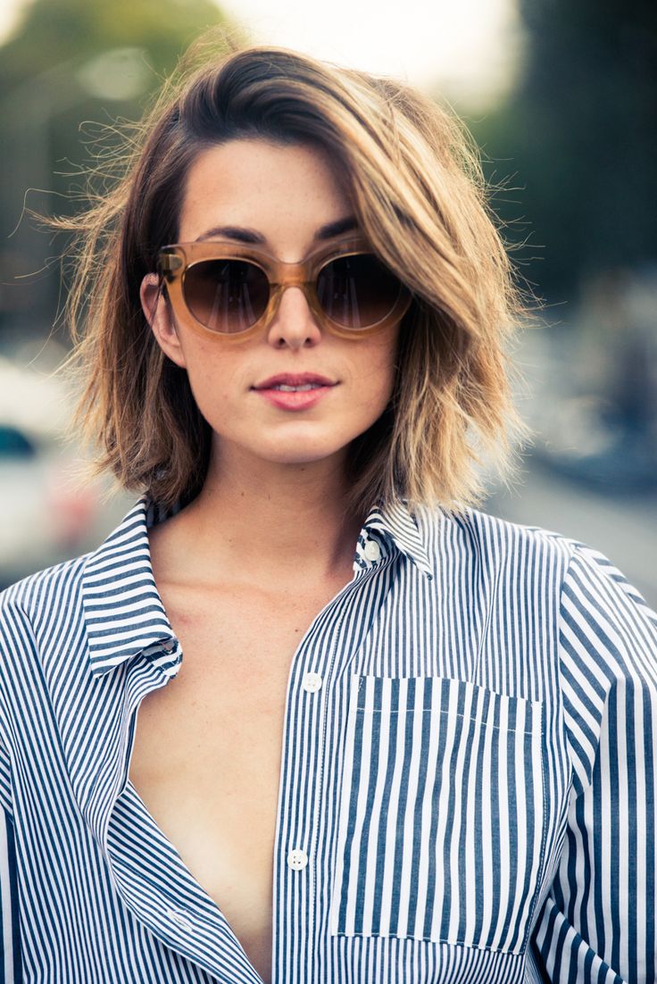 Bright hairstyles Bob with explosions: Bob 2016