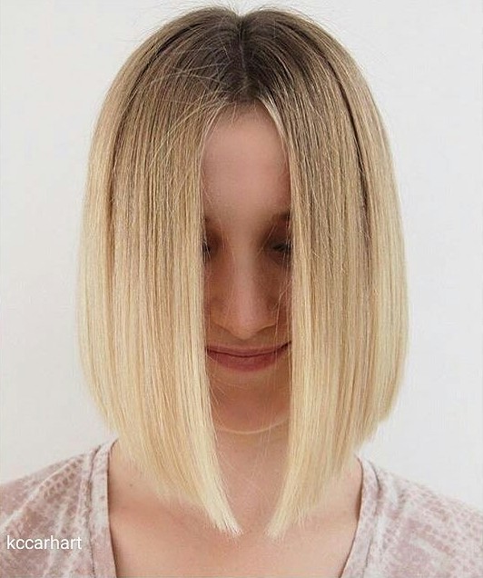 Blue Woman for Blonde Poetry Ombre A-Line