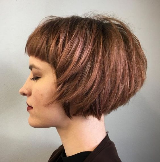 High -hairstyles Bob with straight hair - straight short haircuts High -hairstyles Bob with straight hair - straight short haircuts