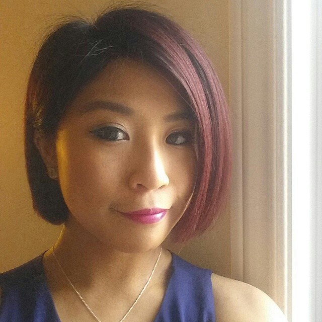 Cute short -bop hair cutting for Asian round face shapes