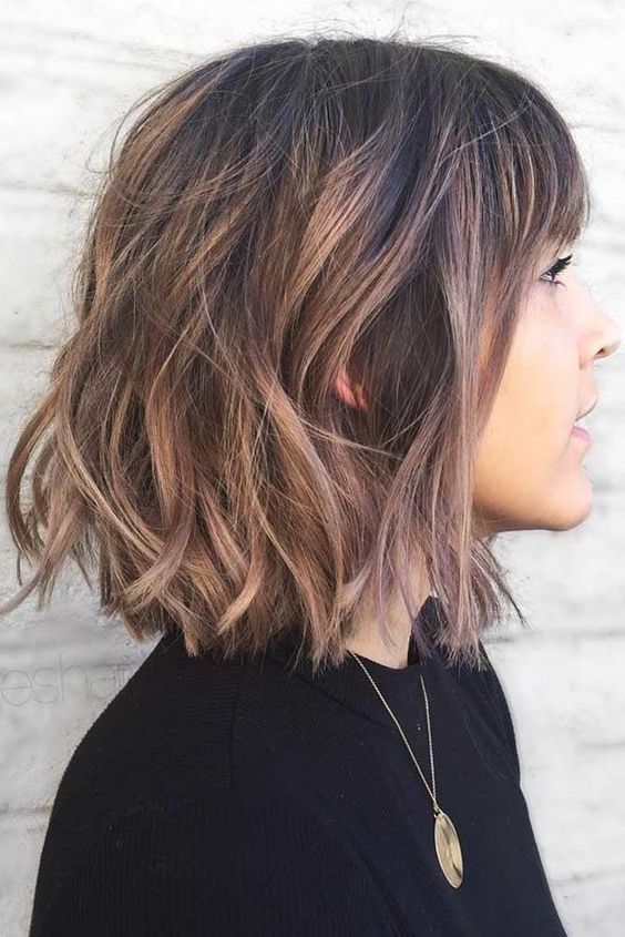 20 Cute Short Haircuts with Subtle Balayage