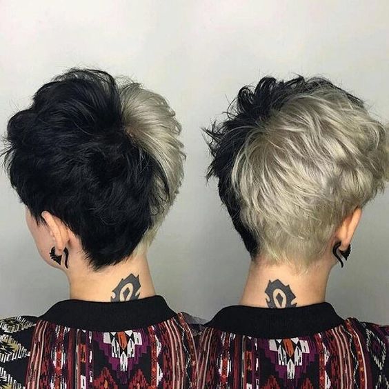 10 Edgy Pixie Cuts with Cute Color Twists