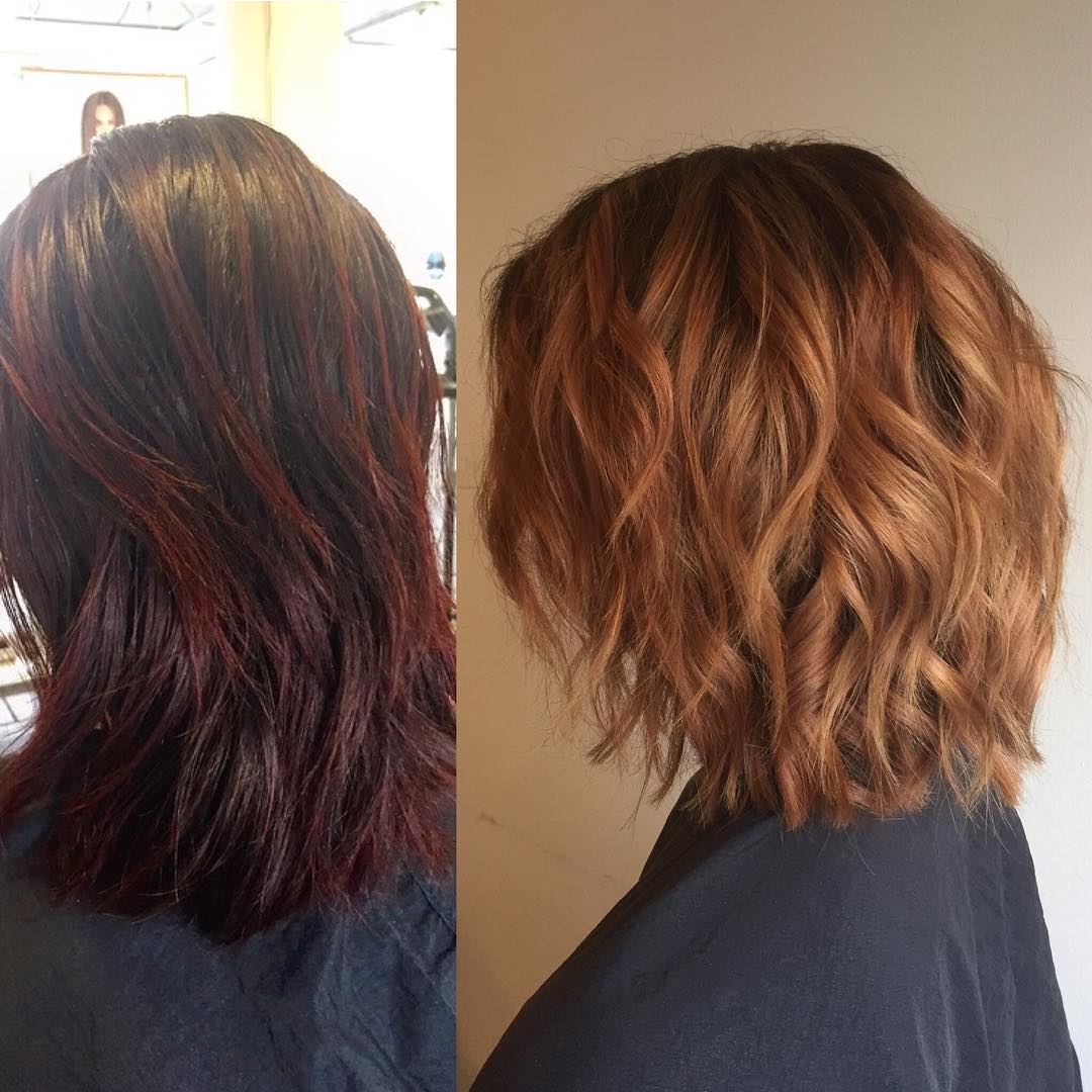 Hair shave with exciting medium layers - shoulder hair styles
