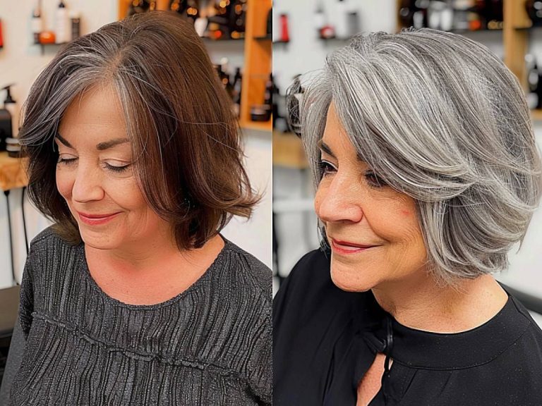 38 Gorgeous Short Hairstyles for Women In Their 60s with Grey Hair