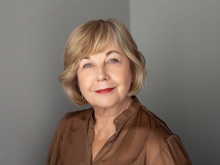 25 Ladies Over 60 with a Round Face Show How to Rock Short Haircuts